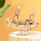 Wooden Puzzle Games Boat & Ship Model Toys