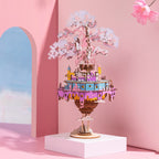 Holiday Gift 7 Kinds DIY 3D Puzzle Game Assembly Moveable Music Box Toy