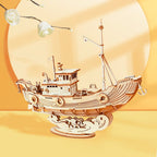Wooden Puzzle Games Boat & Ship Model Toys