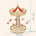 Công viên giải trí Rokr Magic Swing Ride 3D