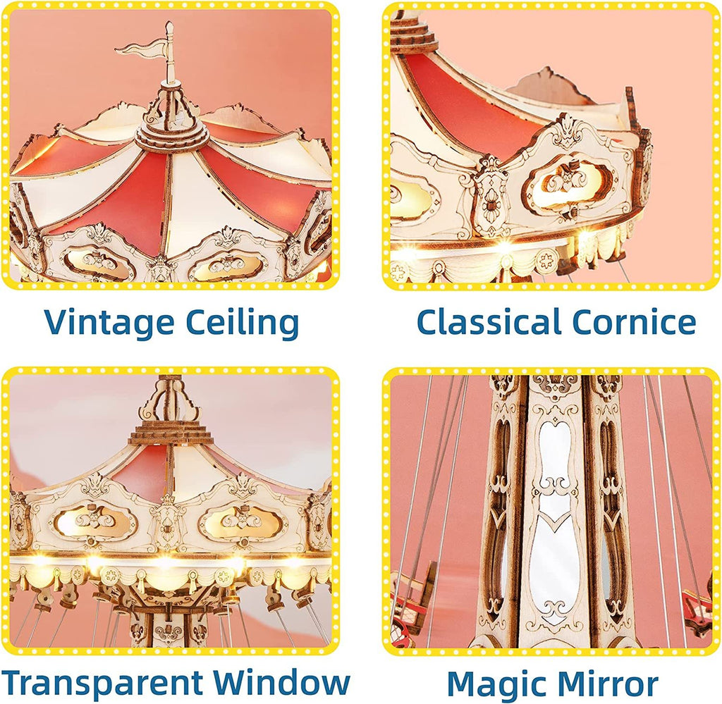 Công viên giải trí Rokr Magic Swing Ride 3D