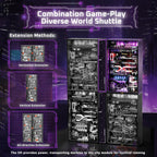 3D Puzzle Model Kit To Build Last City, Marble Run LED Glow In The Dark