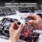 3D Puzzle Model Kit To Build Last City, Marble Run LED Glow In The Dark