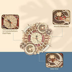 3D Wall Clock Puzzle Game