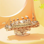 Wooden Puzzle Games Boat & Ship Model Toys