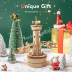 Music Box Model Kit for Building DIY Assembly Kit Airplane - Control Tower