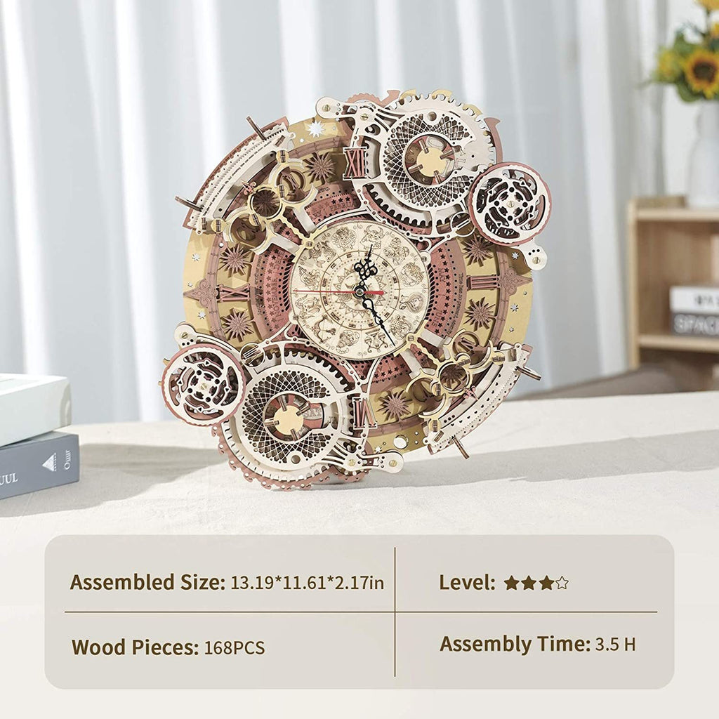 3D Wall Clock Puzzle Game