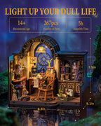 Miniature House Kit Magic Study Craft Model Kits