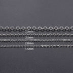 Thin Metal Crushed O-Chain