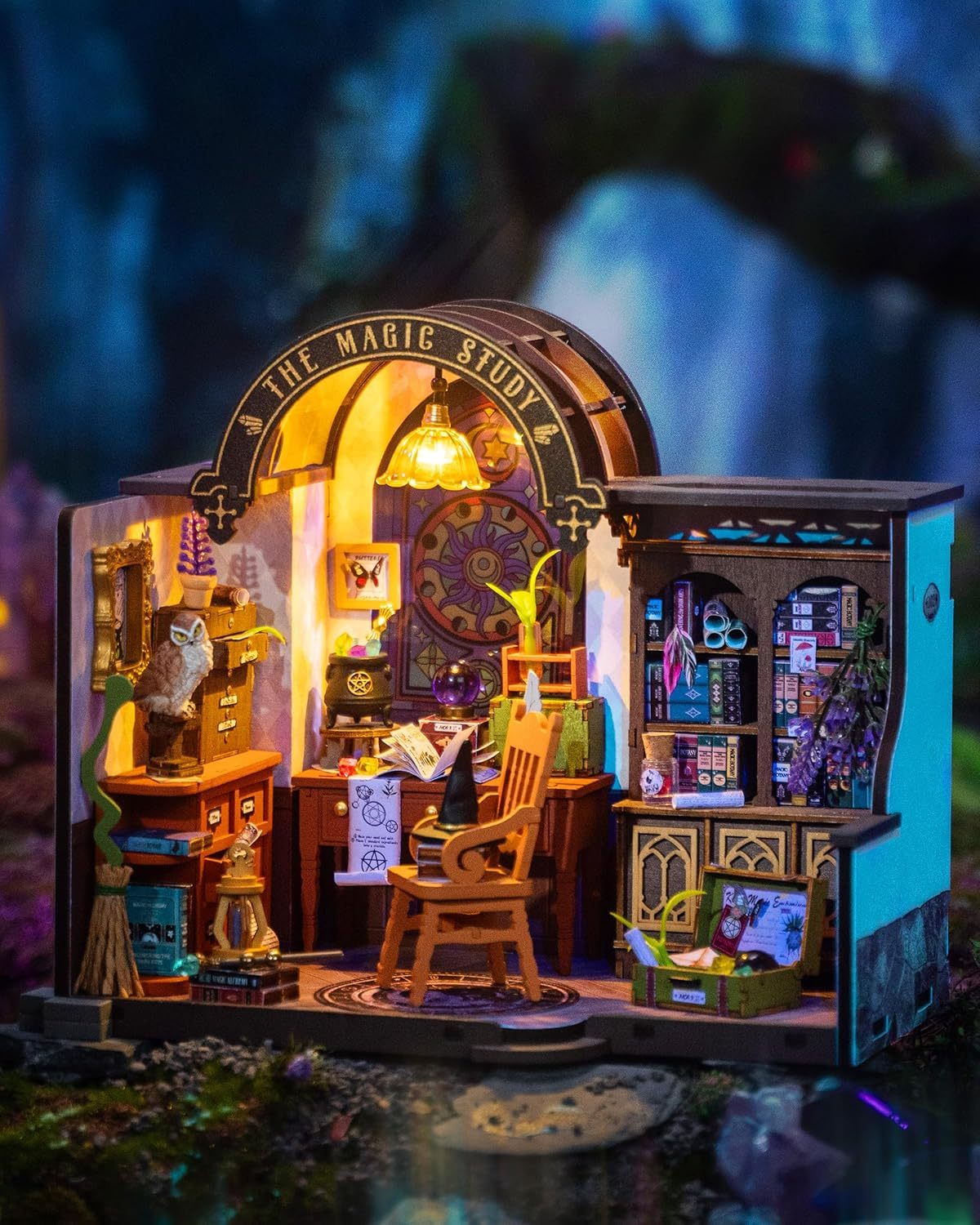 Miniature House Kit Magic Study Craft Model Kits