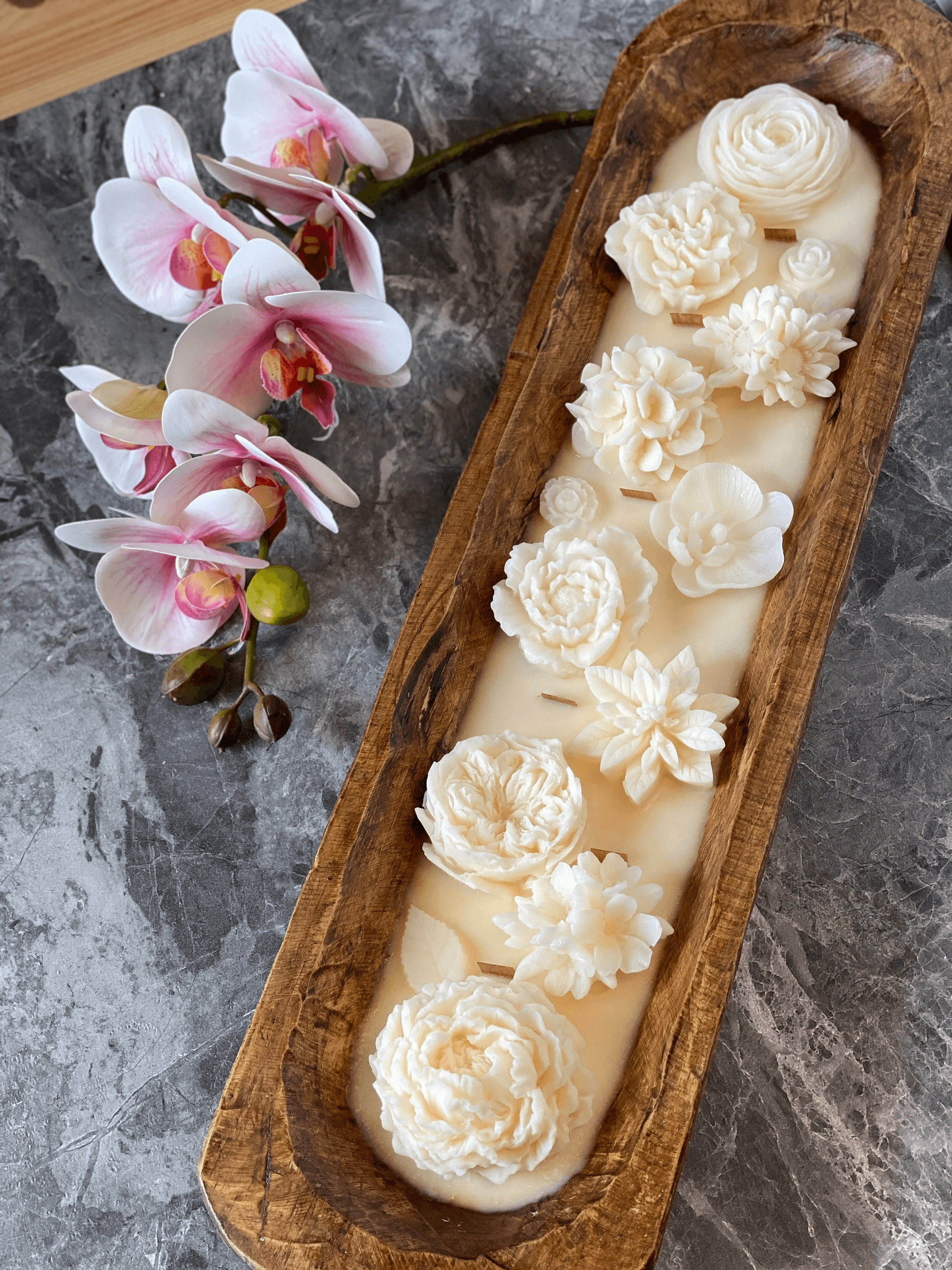 Four Seasons Garden Luxurious 26oz Scented Dough Bowl Candle