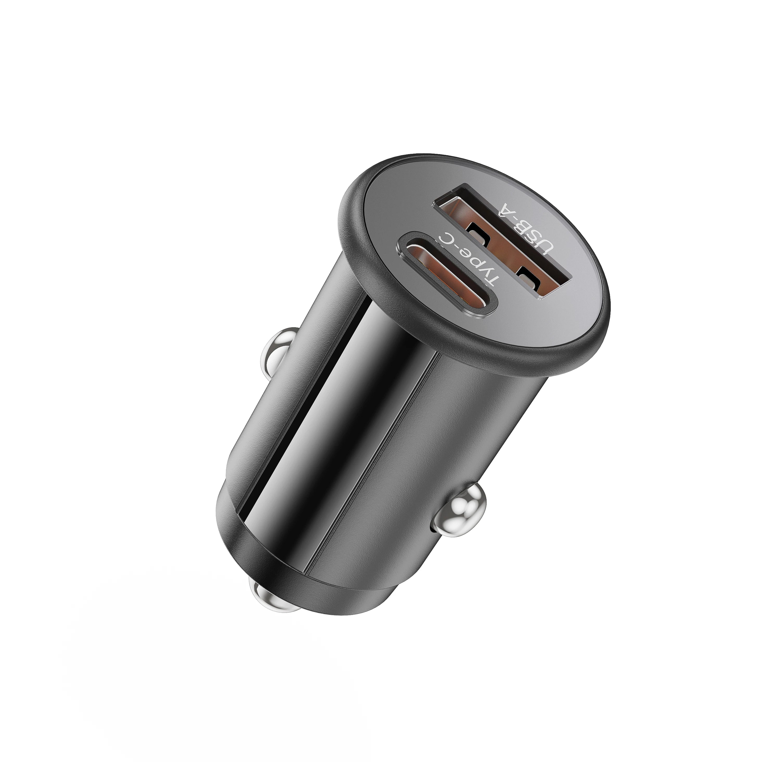 Mini USB Car Charger 36W Smart Electronic Adapter PD 3.0 OVP Protection