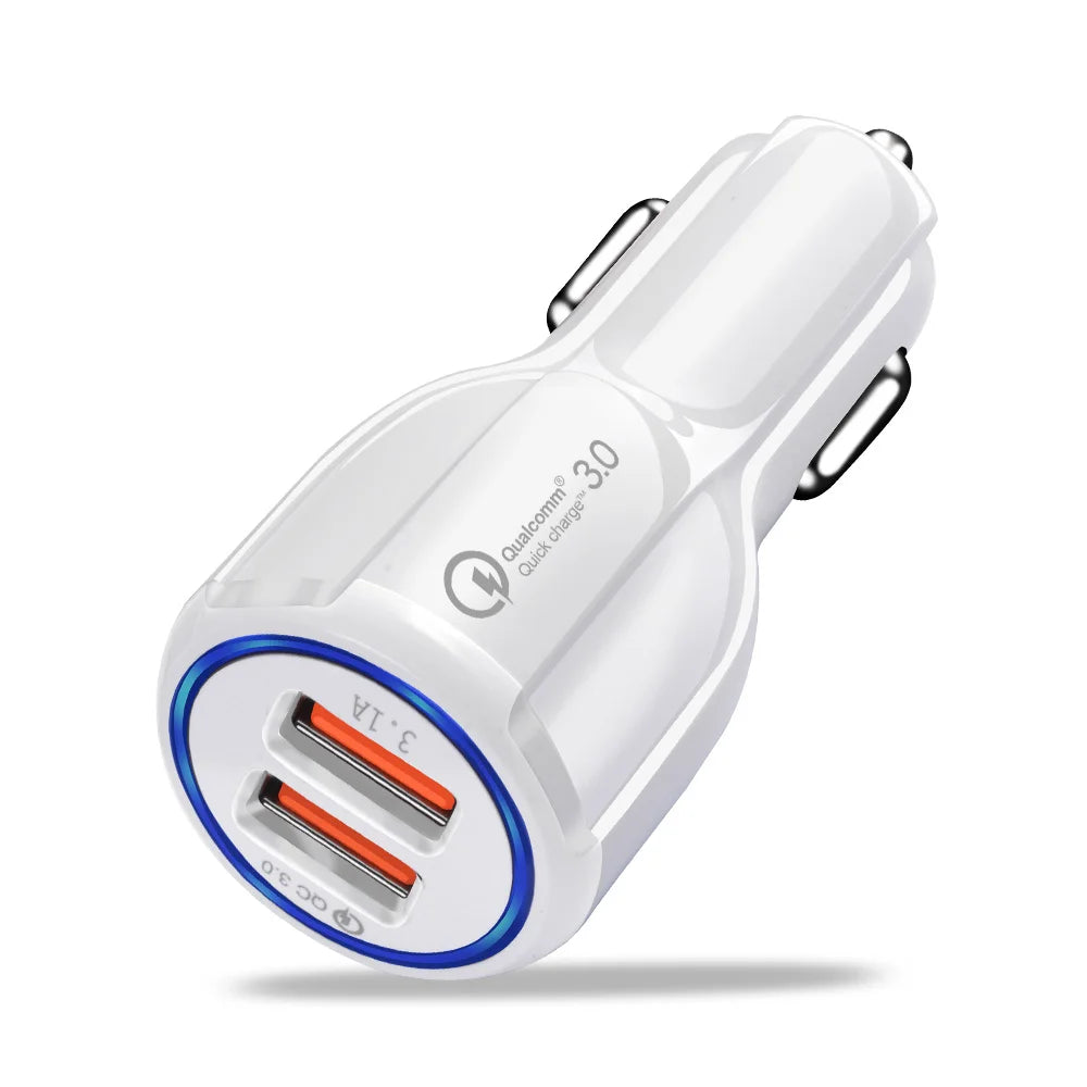 Premium Wholesale Portable Universal QC 3.0 Quick Charge Dual 2 Ports Usb