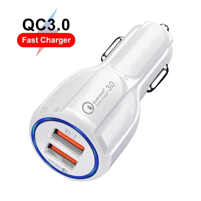 Premium Wholesale Portable Universal QC 3.0 Quick Charge Dual 2 Ports Usb