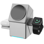 Charger for iPhone 16 Pro for Iwatch S10 Auto Rotation Folding Charging Stand