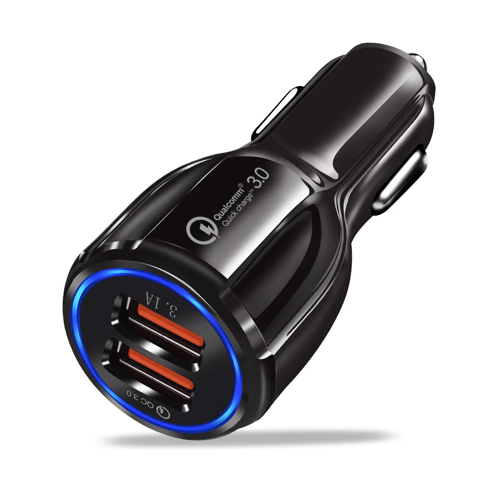 Premium Wholesale Portable Universal QC 3.0 Quick Charge Dual 2 Ports Usb