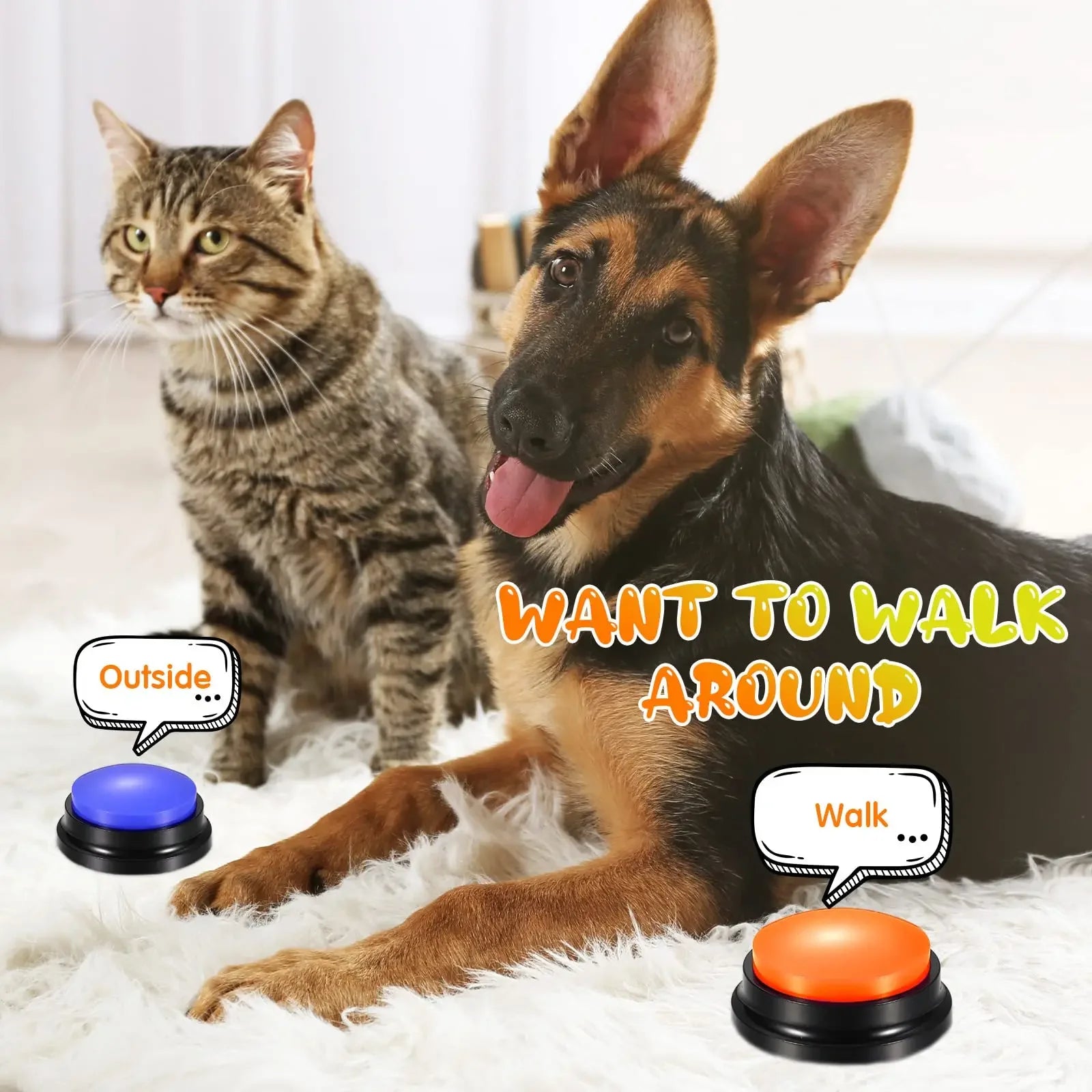 Funny Dog Recordable Pet Toys Travel Talking Pet Starters Dog