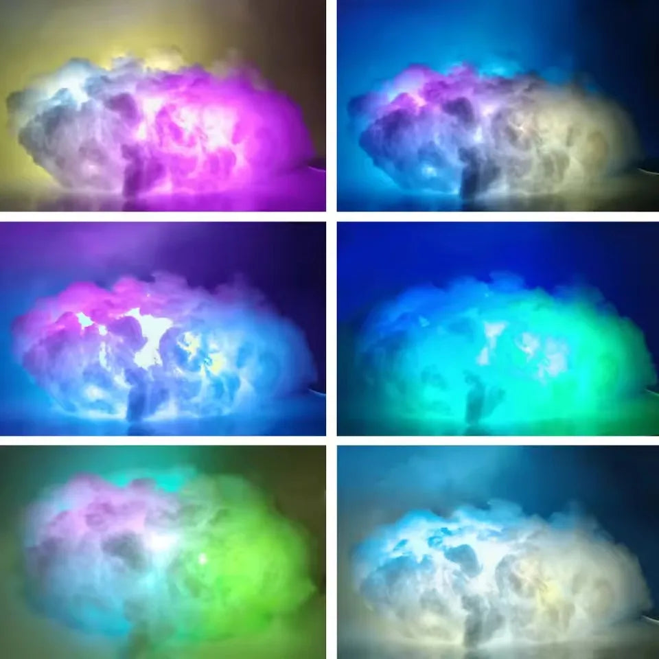 Cloud LED Lights Music Sync Bluetooth App Control Wall Light 3D Thundercloud Ceiling Lamp Color Changing Strip For Game Room