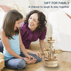 Music Box Model Kit for Building DIY Assembly Kit Airplane - Control Tower