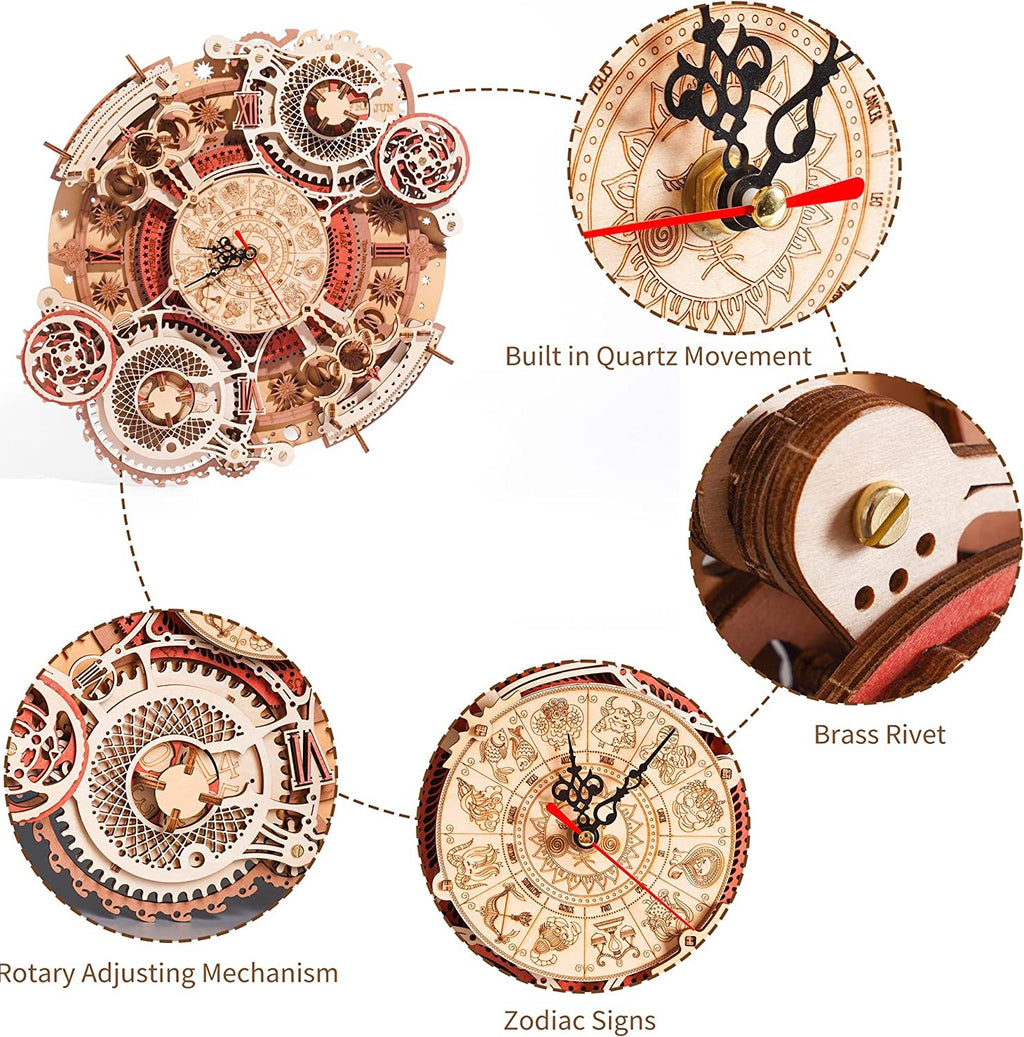 3D Wall Clock Puzzle Game