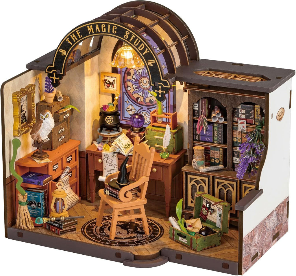 Miniature House Kit Magic Study Craft Model Kits
