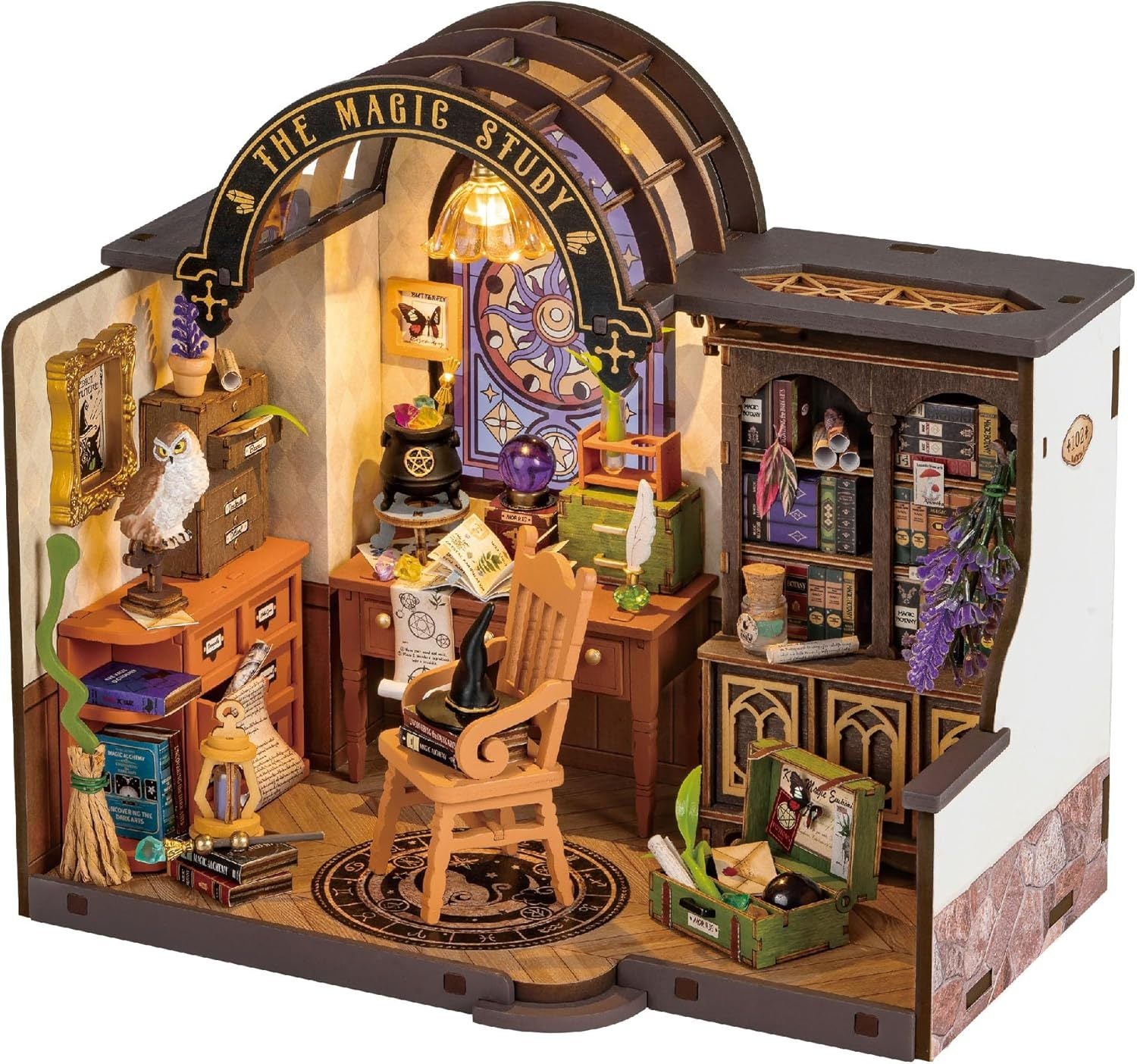 Miniature House Kit Magic Study Craft Model Kits