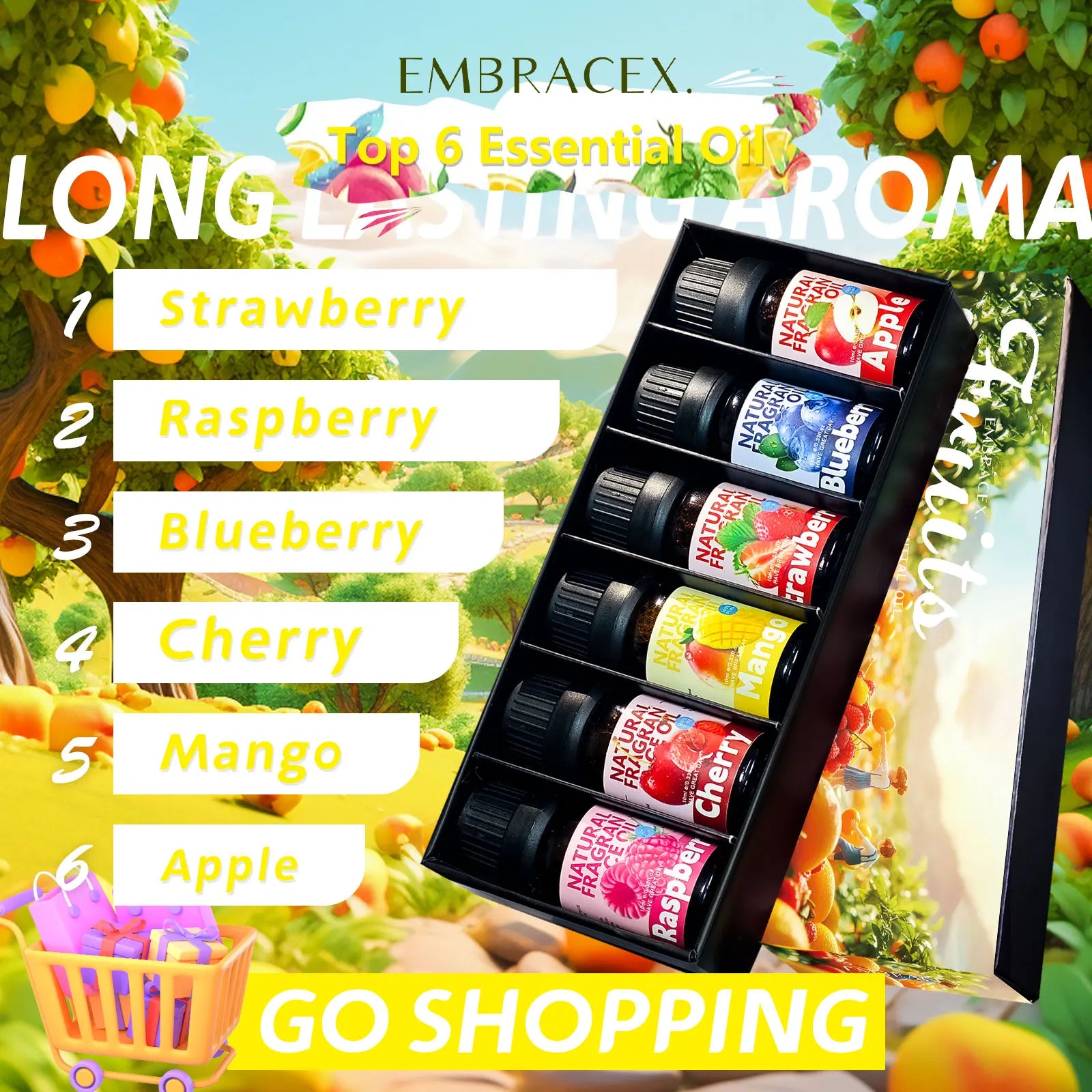 Fruit essential oil women's perfume
