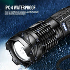 Powerful Flashlights Type C Rechargeable Zoom Torch Light High Power LED Flashlight Built-in Battery For Camping Emergency Lamp