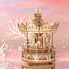 3D Wooden Puzzle Building Model Kit DIY Music Box Construction Kit Xoa
