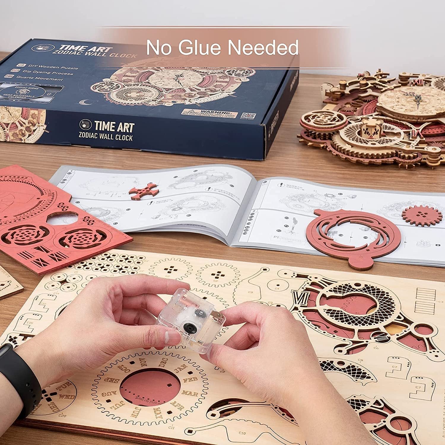 3D Wall Clock Puzzle Game