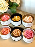 Flower in a Jar Scented Candle – Handcrafted Soy Wax Gift