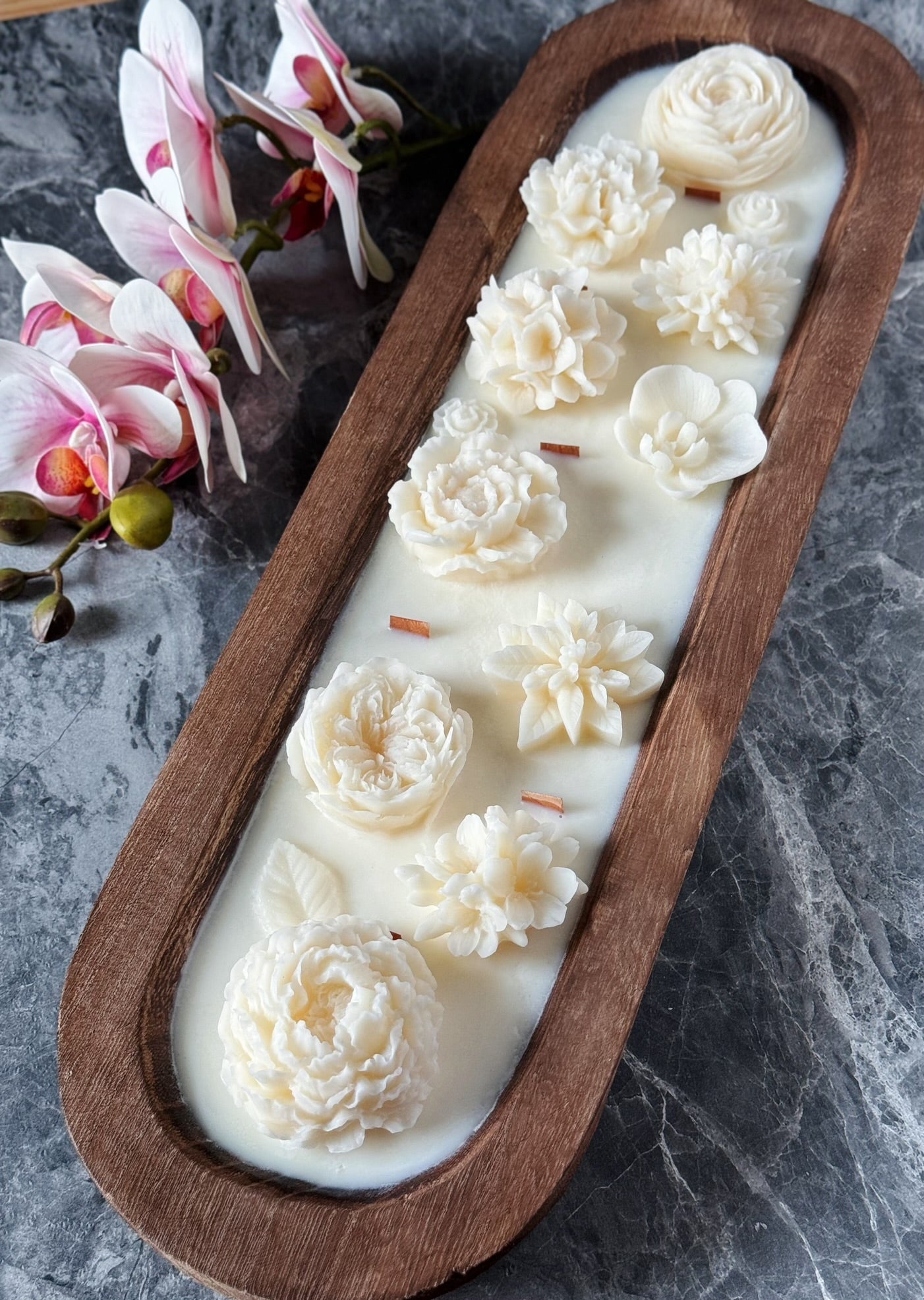 Four Seasons Garden Luxurious 26oz Scented Dough Bowl Candle