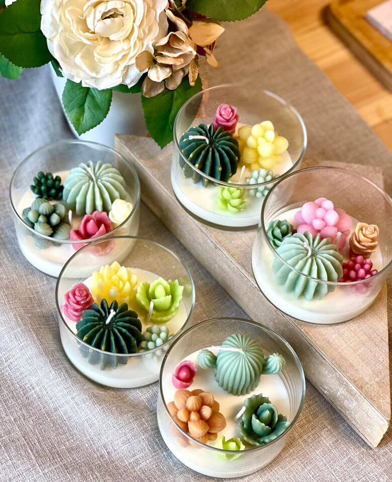 Garden Terrarium Candle