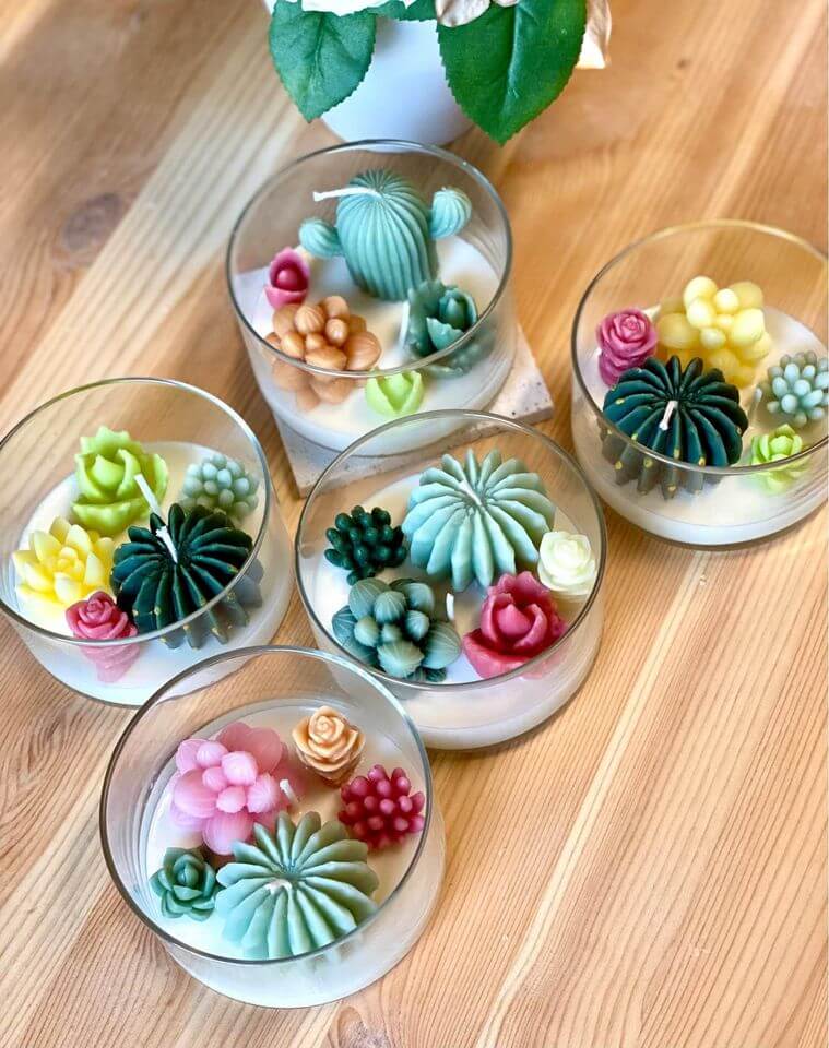 Garden Terrarium Candle